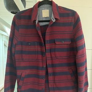 Life after denim shirt jacket shacket small heavy shirt button up long sleeve